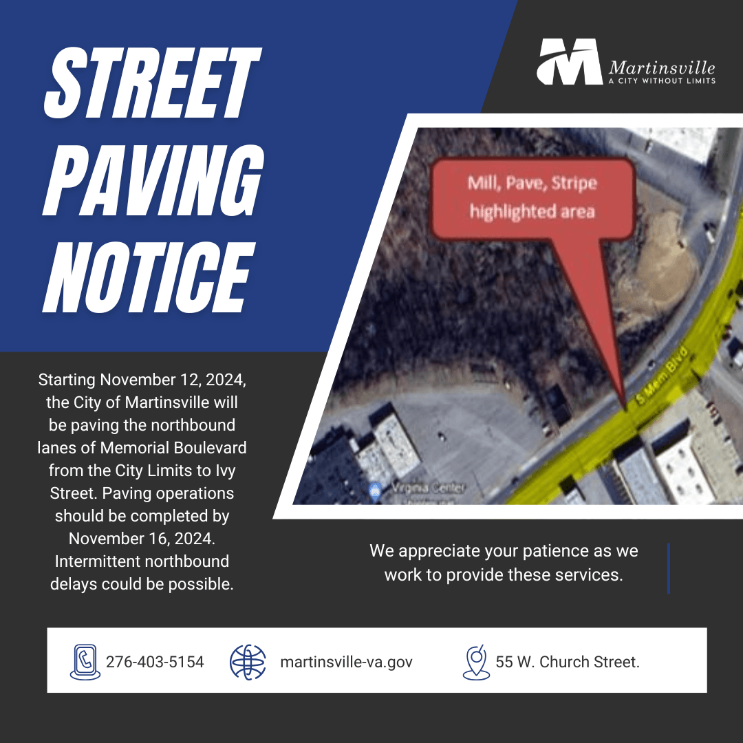 Streeting Paving Notice