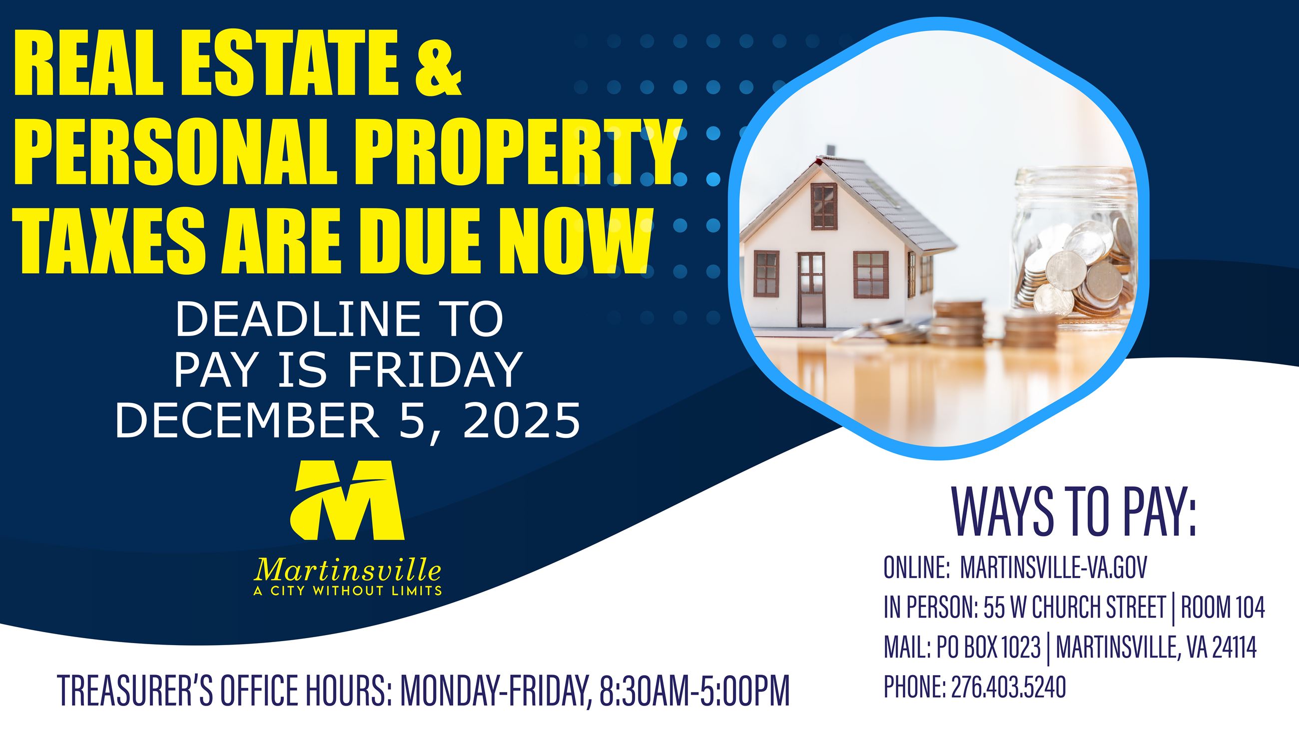 Real Estate Taxes Due-01