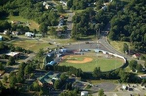 Aerial View of Hooker Field